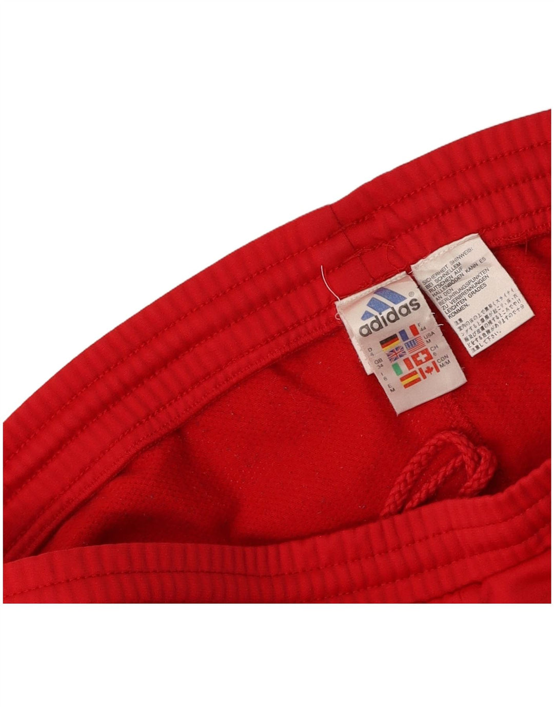 ADIDAS Mens Sport Shorts Large  Red Polyester