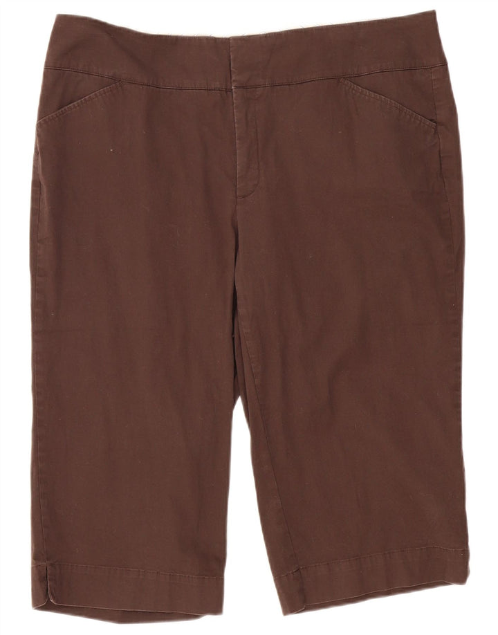 DOCKERS Womens Bermuda Shorts US 20 3XL W40  Brown Cotton