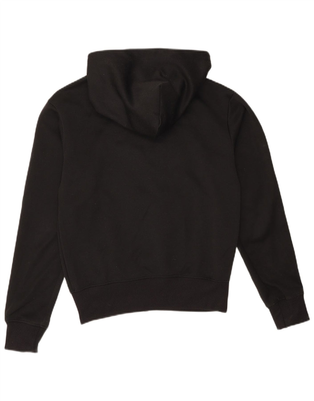 Adidas Dame Grafisk Hættetrøje Sweater UK 10 Lille Sort Polyester