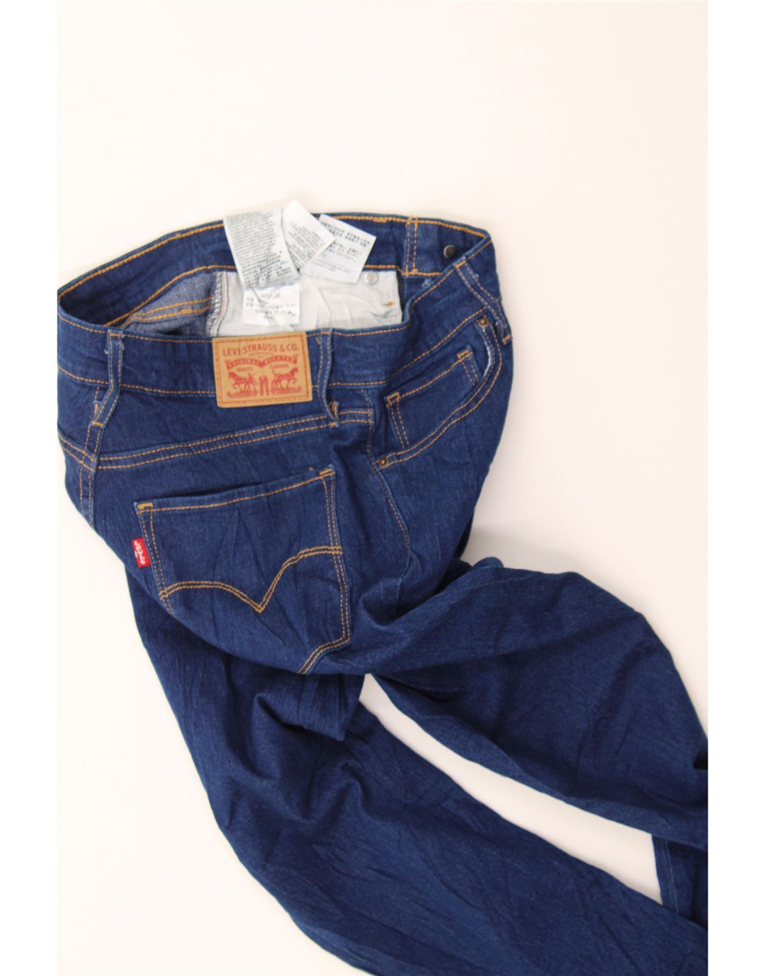 LEVI'S Womens Skinny Jeans W28 L28 Blue Cotton Vintage Levi's and Second-Hand Levi's from Messina Hembry 