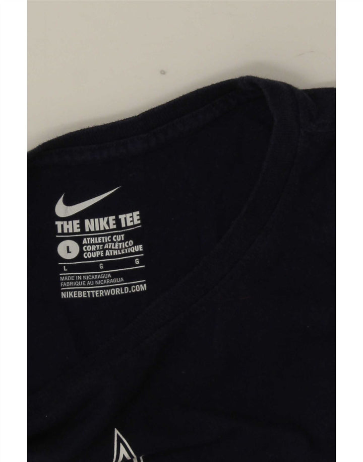 Nike grafisk T-shirt top til mænd, stor marineblå