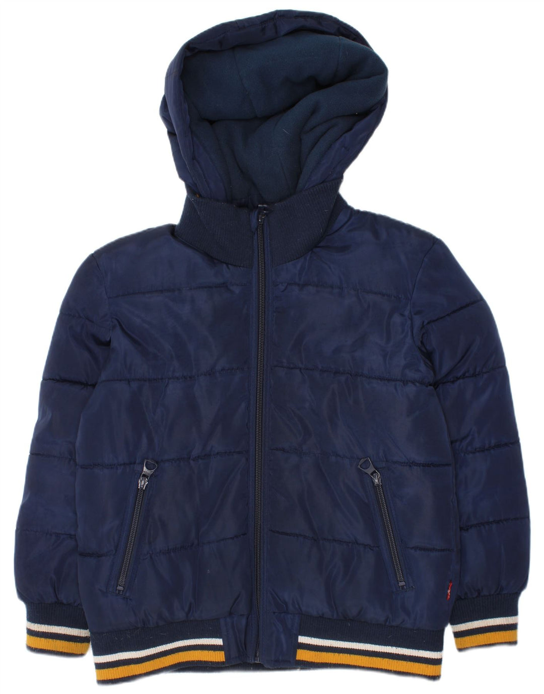 Levi's Boys grafisk polstret hættejakke 7-8 år marineblå polyester