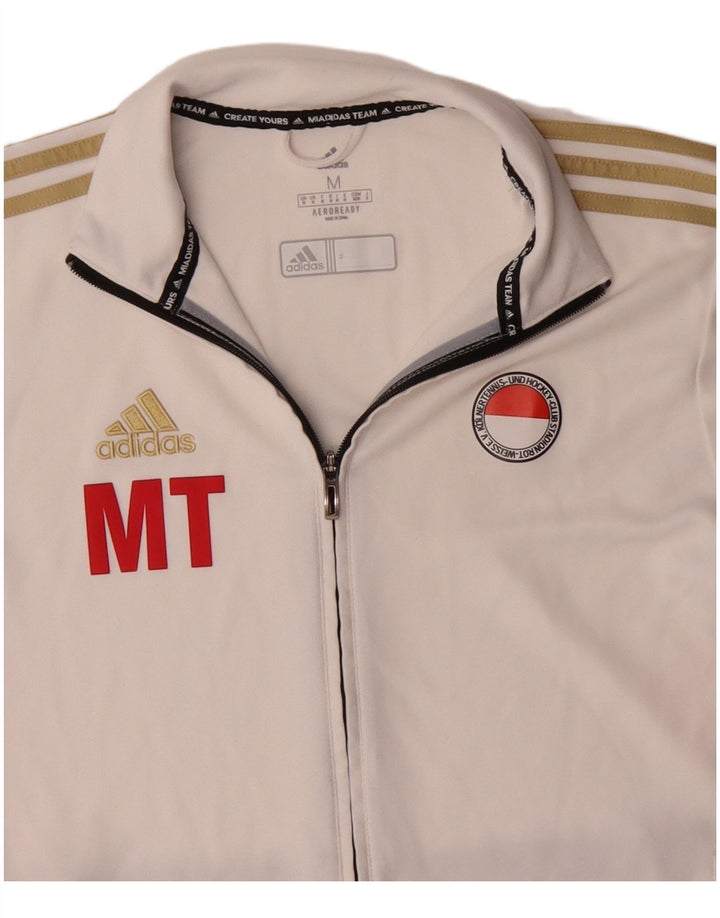 Adidas Aeroready Træningsdragt Topjakke Medium Off White Colourblock
