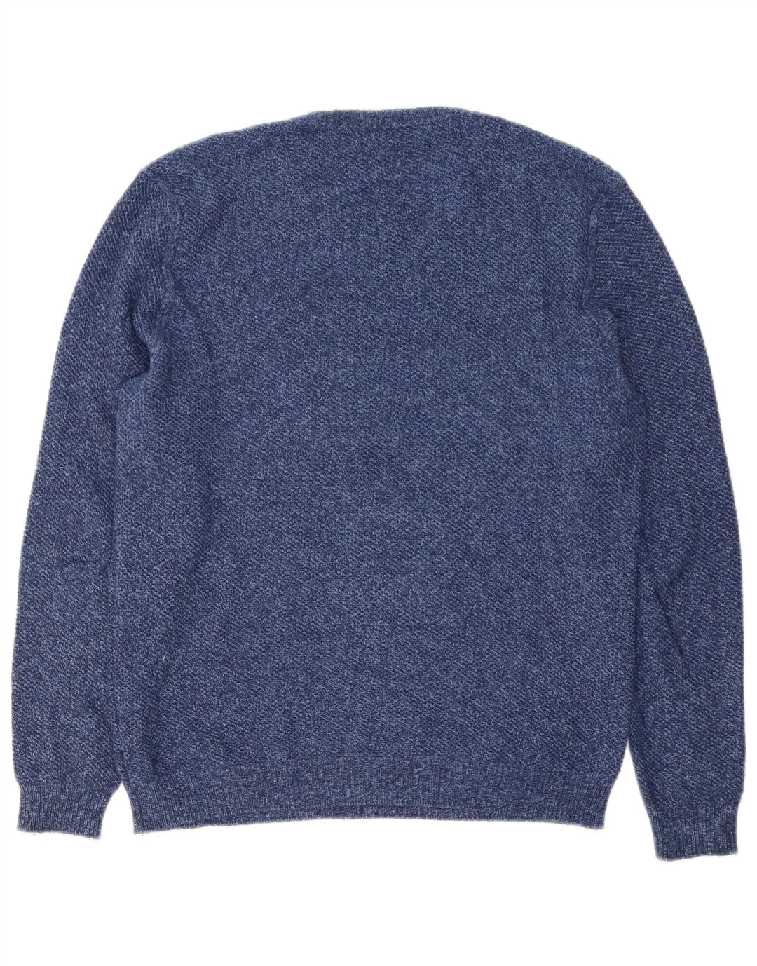 Massimo Dutti Herre Crew Neck sweater Medium Navyblå Bomuld
