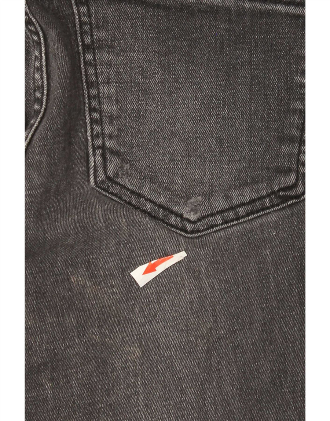 Zara Dame Distressed Skinny Jeans EU 40 Medium W30 L28 Sort