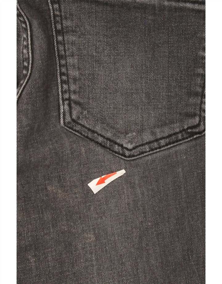 Zara Dame Distressed Skinny Jeans EU 40 Medium W30 L28 Sort