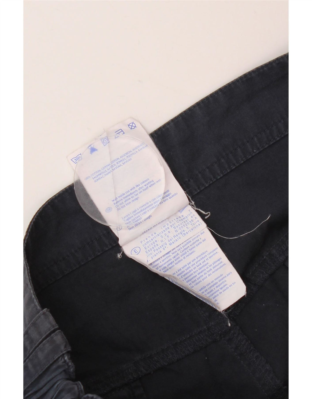 CHAMPION Herre Regular Fit Cargo Shorts Små W29 marineblå bomuld
