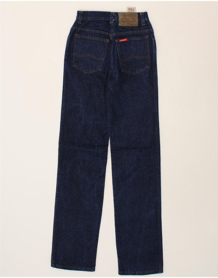 CARRERA Womens 700 Straight Jeans W26 L31 Navy Blue Cotton Vintage Carrera and Second-Hand Carrera from Messina Hembry 
