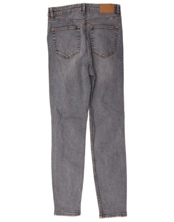 Zara Dame Slim Jeans EU 38 Small W28 L27 Blå Bomuld