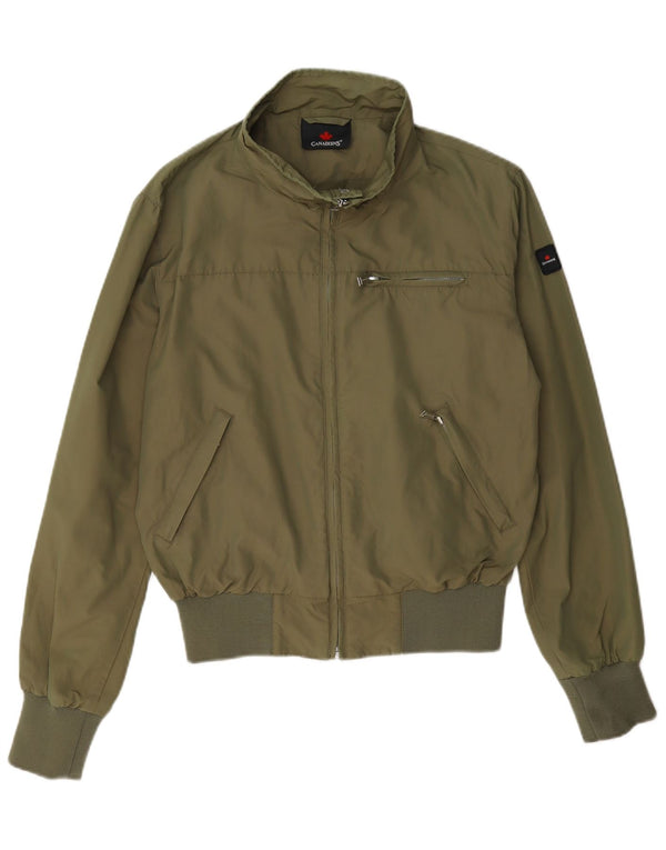 Canadiens Boys Bomber Jacket 15-16 år Grøn Bomuld