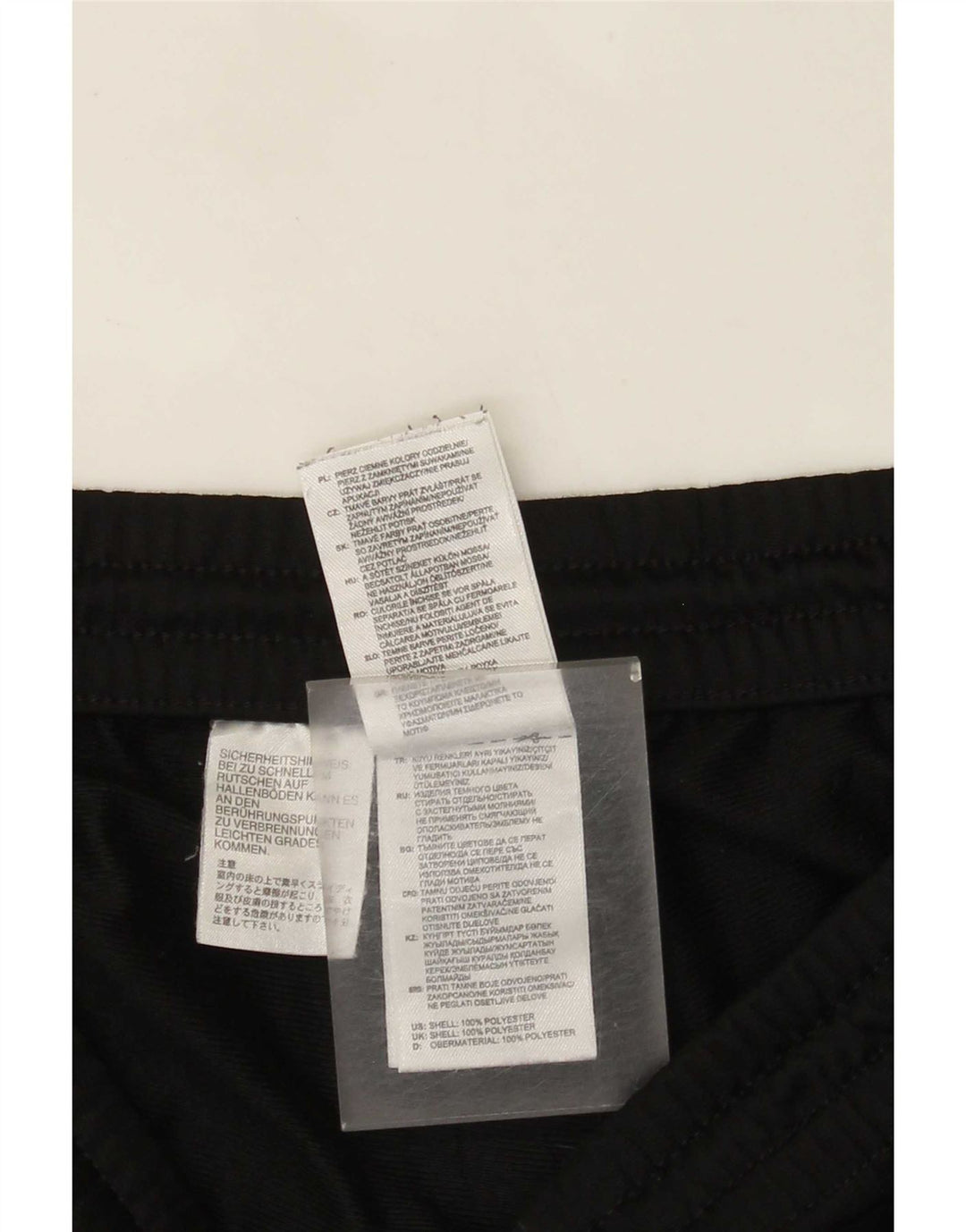 Adidas fuld træningsdragt til mænd Large Black Colourblock Polyester