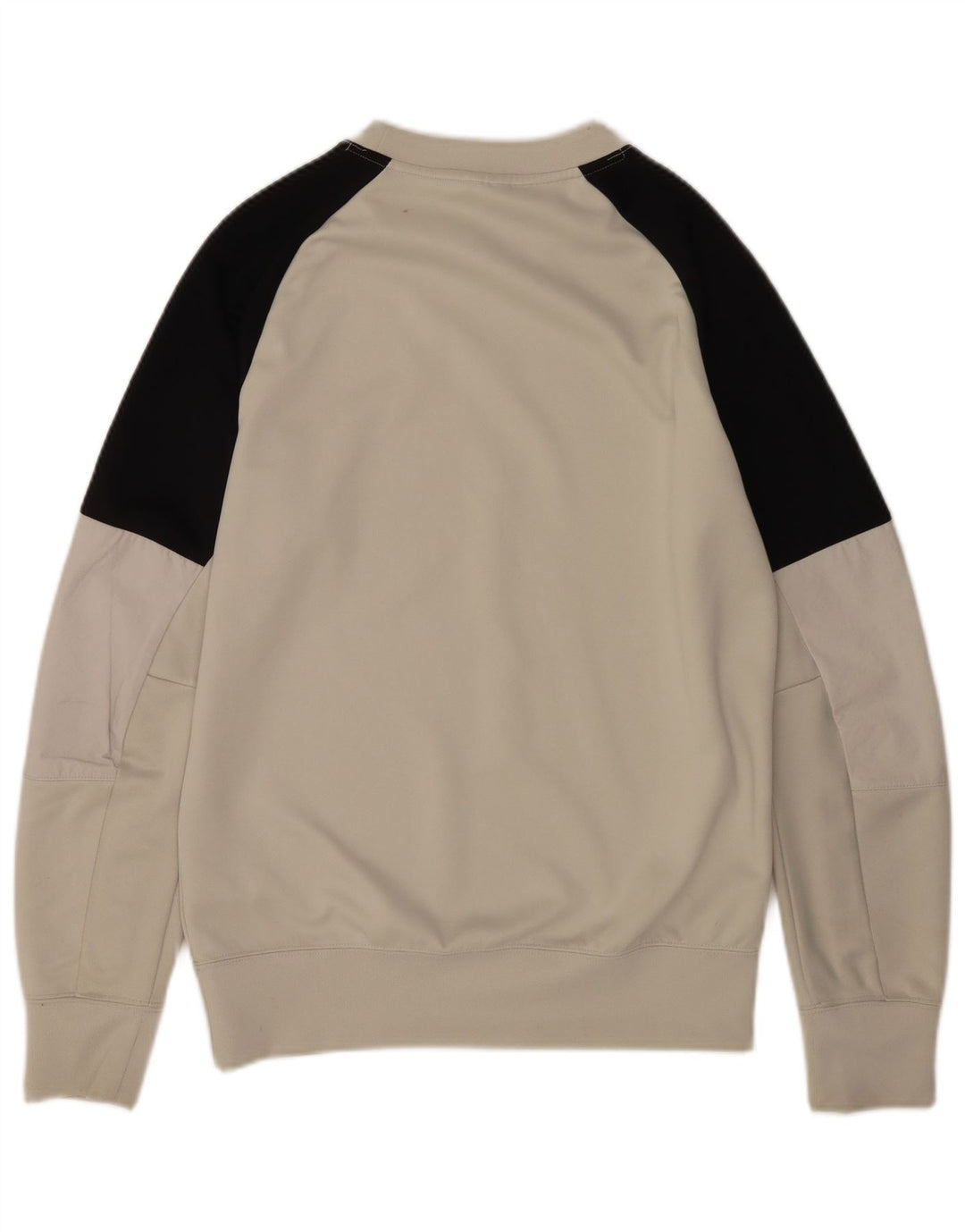 Nike grafisk sweatshirt til mænd, lille grå farveblok polyester
