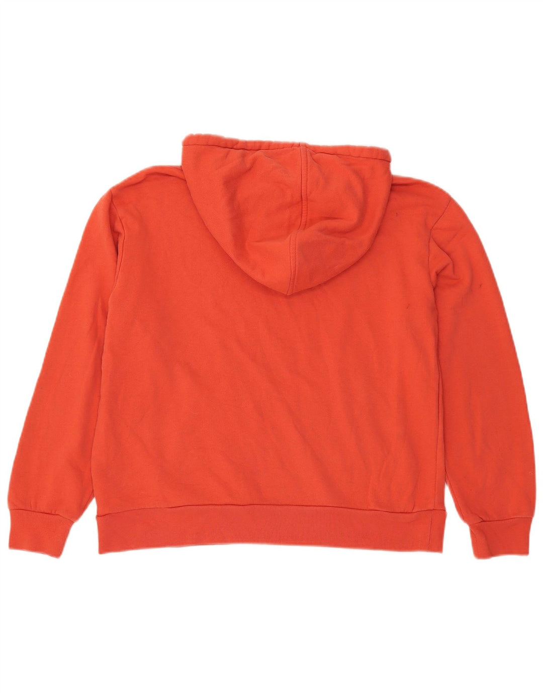 Marks & Spencer Dame Oversized Hoodie Jumper UK 12 Medium Orange Bomuld