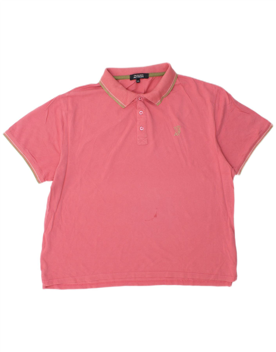 Trussardi herre poloshirt 3XL Pink
