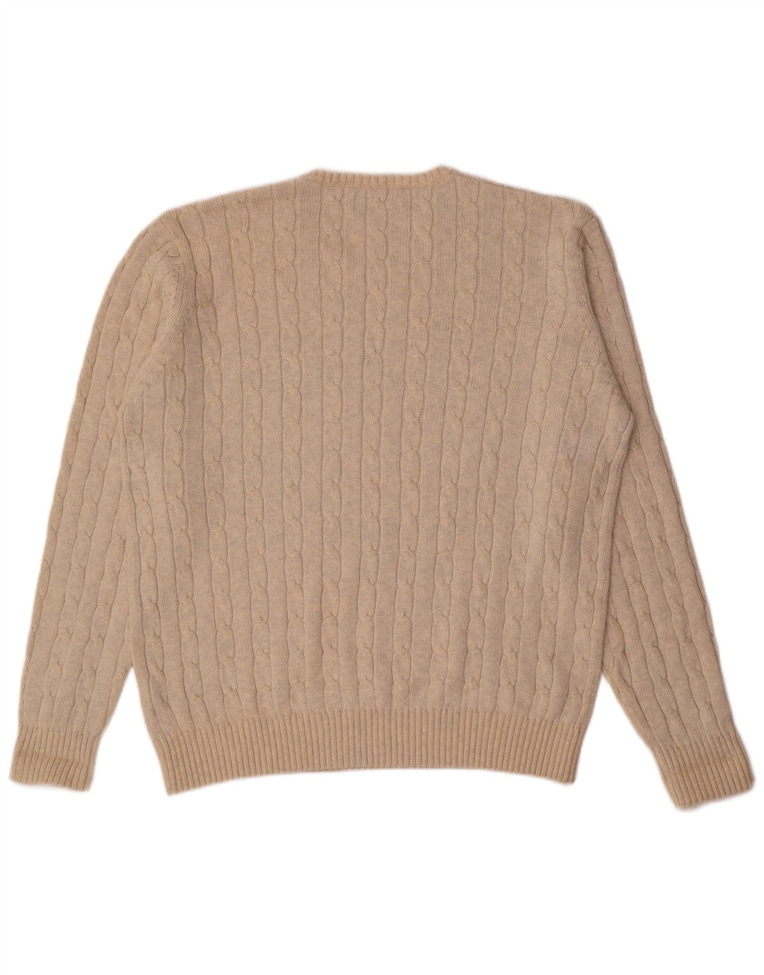 Marks & Spencer Herre sweater med rund hals XL Beige