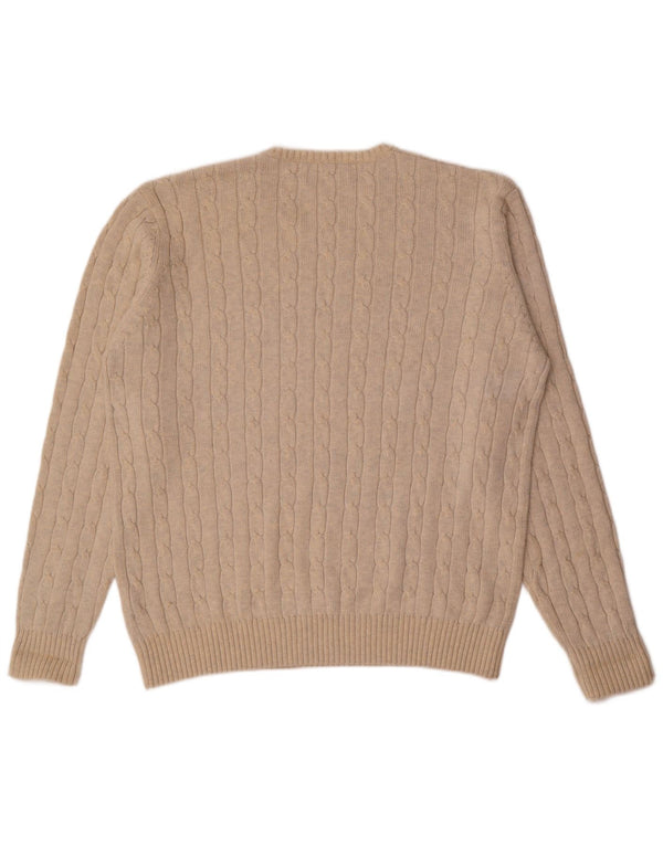 Marks & Spencer Herre sweater med rund hals XL Beige