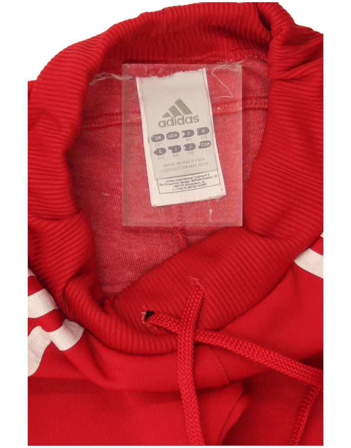 Adidas Pige Træningsbukser 7-8 År Rød Polyester