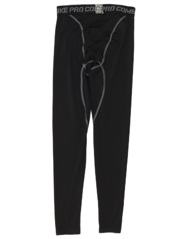 Nike Herre Dri Fit Grafiske Leggings Små Sort Syntetisk