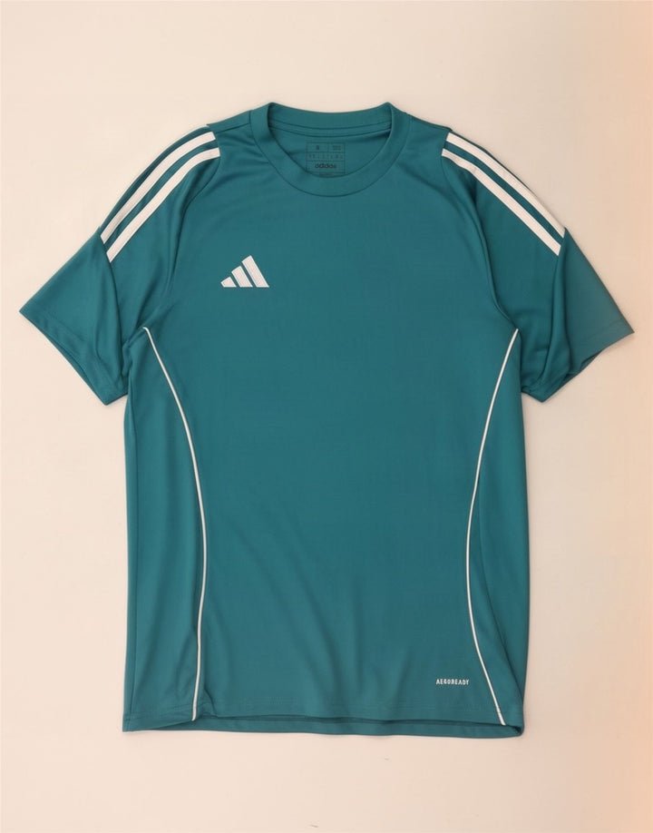 Adidas Herre Aeroready Slim Fit T-Shirt Top Lille turkis polyester