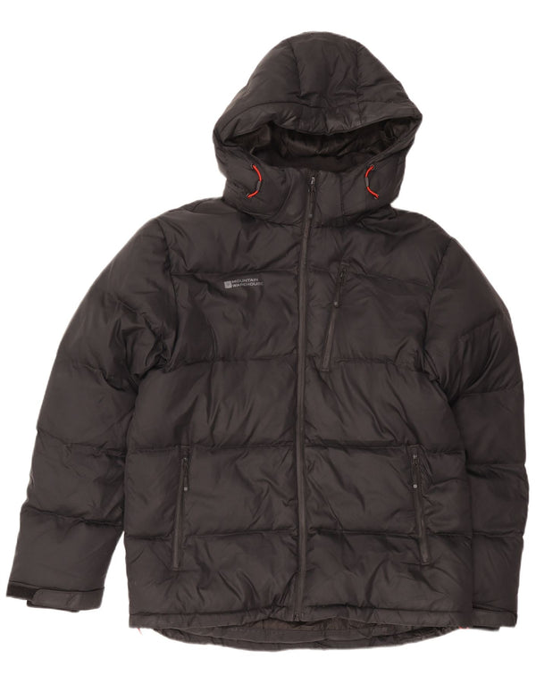 Mountain Warehouse Herre hættepolstret jakke UK 38 Medium Sort Nylon