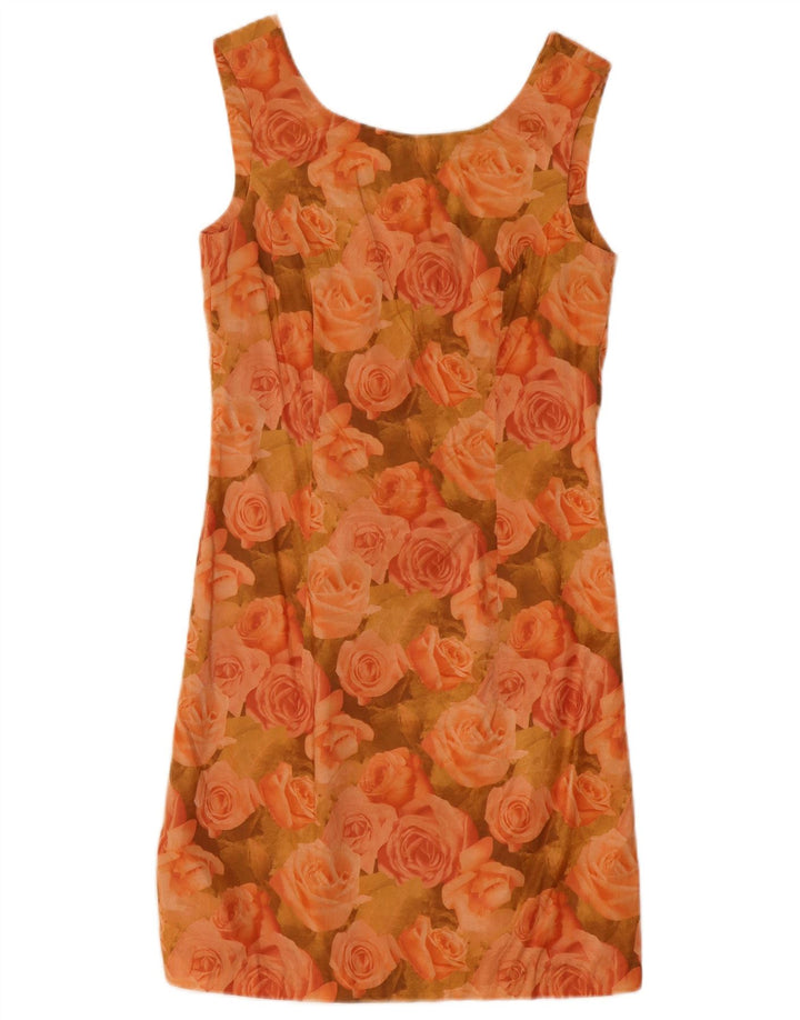 Fox's Dame Ærmeløs Skede Kjole EU 36 Small Orange Floral