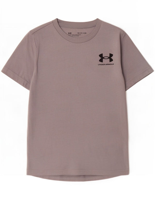 Under Armour Boys Loose Fit T-Shirt Top 7-8 år Lille Grå Bomuld