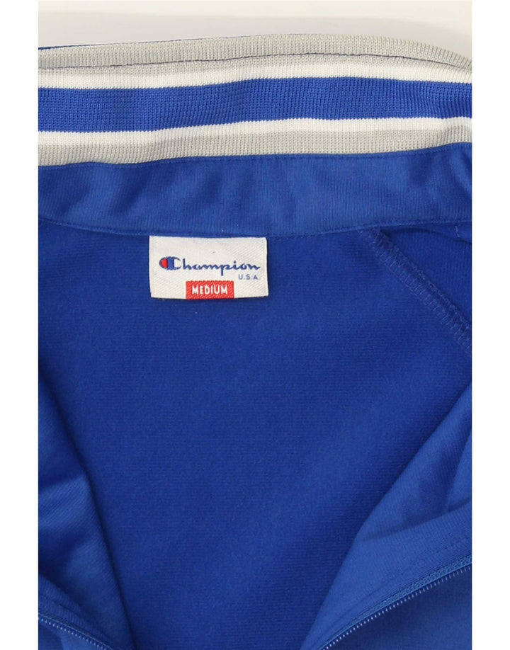 Champion Herre grafisk træningsdragt Topjakke Medium Blue Colourblock
