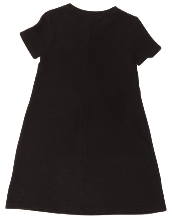 ZARA Dame A-Line Kjole UK 12 Medium Sort