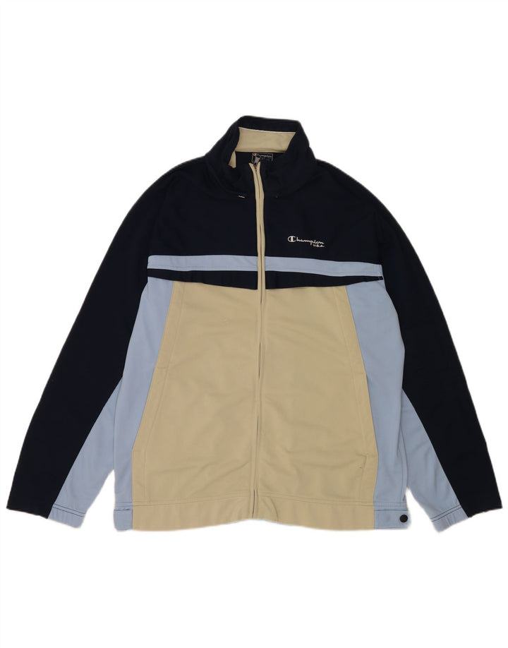 Champion Herre træningsdragt Topjakke Medium Blue Colourblock
