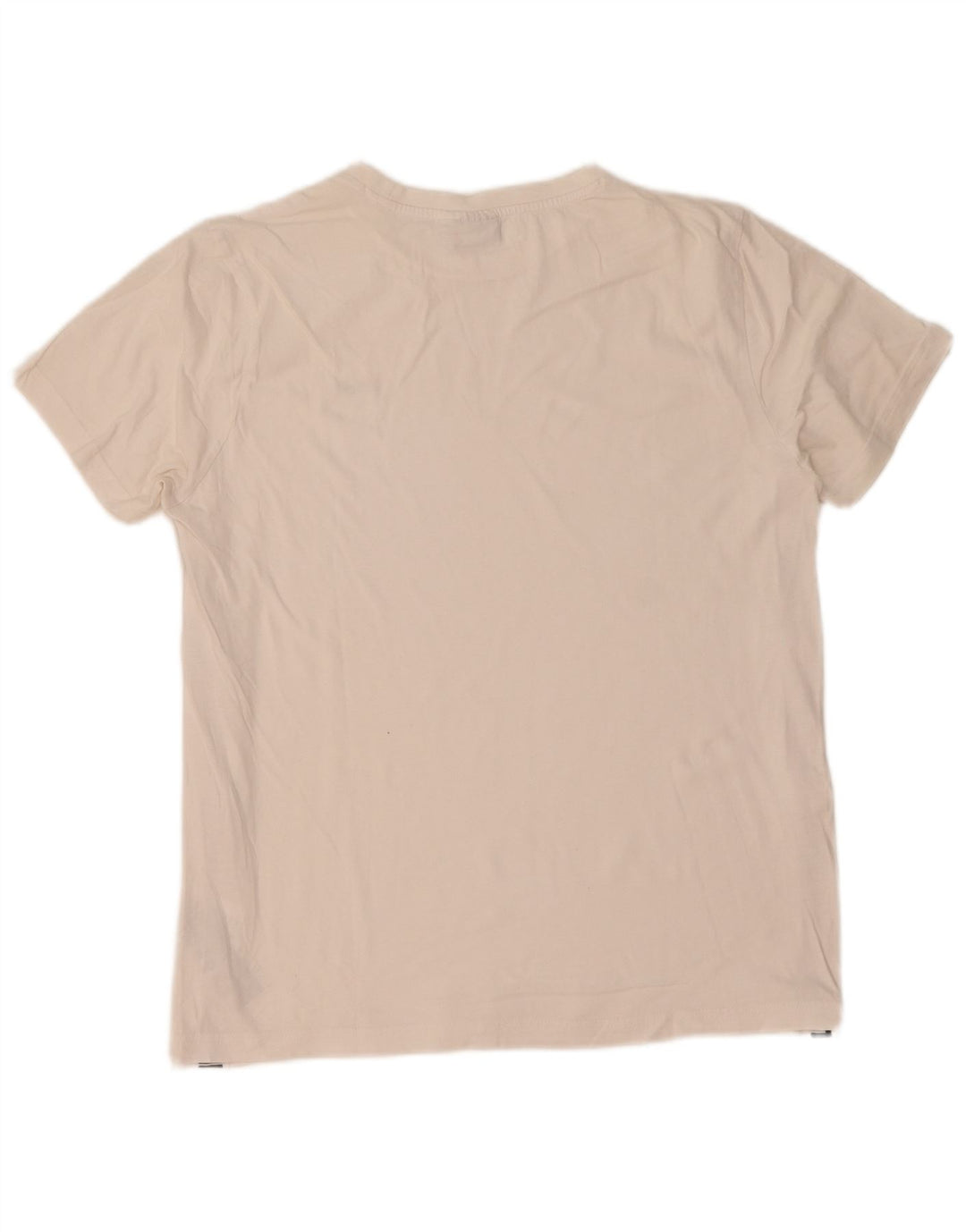 Fila Herre Grafisk T-Shirt Top Stor Hvid Bomuld