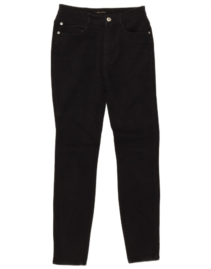 MASSIMO DUTTI Dame Skinny Jeans EU 36 XS W26 L28 Sort Bomuld