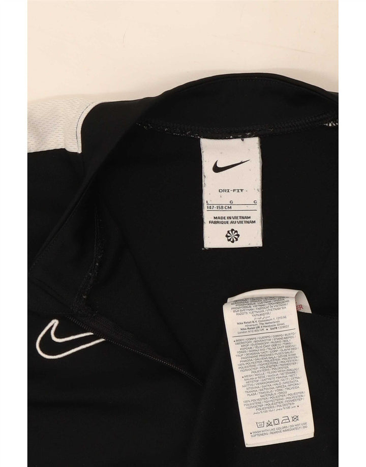 Nike Boys Dri Fit Pullover Træningsdragt Top 12-13 år Stor Sort