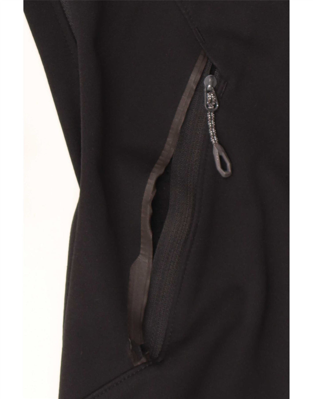 Mammut Dame Hooded Windbreaker Jacket UK 14 Medium Black Polyester