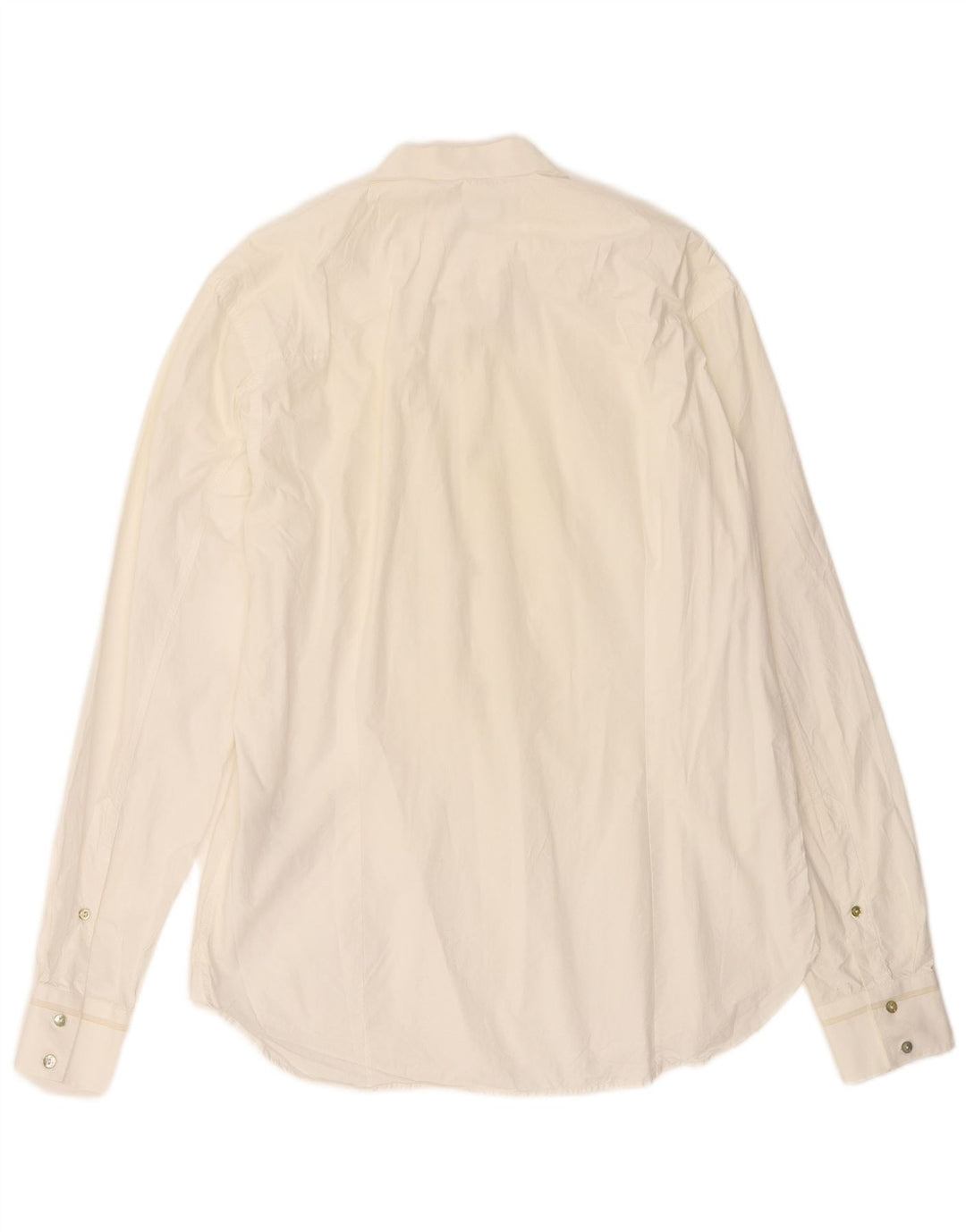 DIESEL Herre Tuxedo Shirt XL Hvid Geometrisk Bomuld