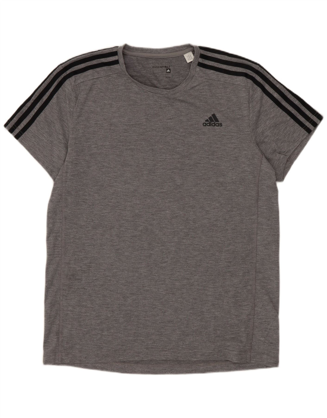 Adidas Herre Climalite T-Shirt Top Stor Grå Bomuld