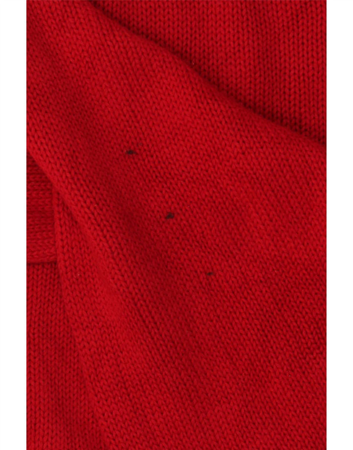 Chaps Herre Crew Neck Jumper Sweater Stor Rød Bomuld
