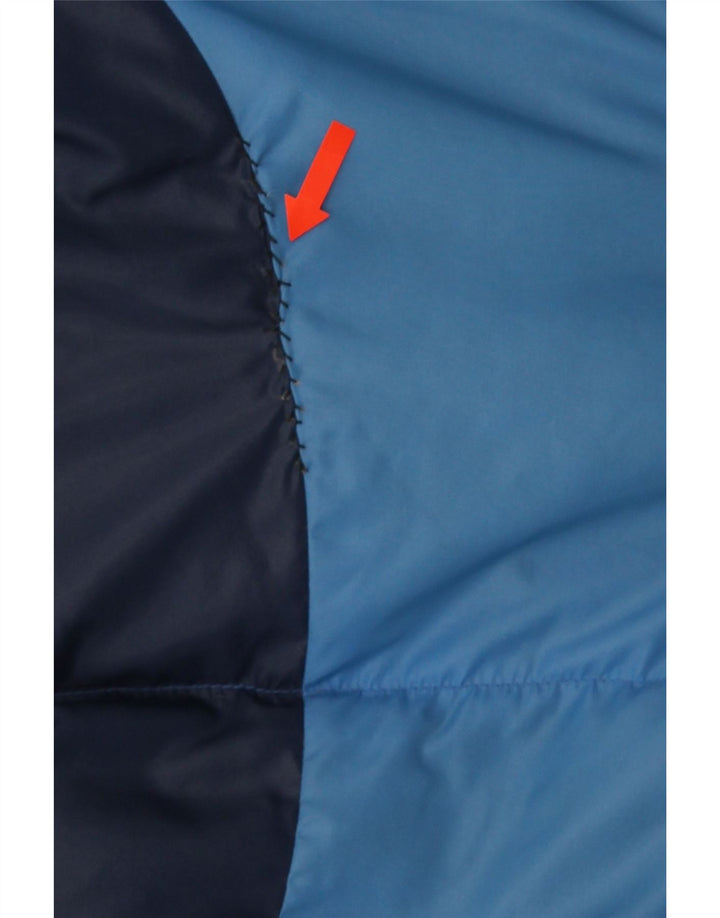 Brunik Herre polstret jakke UK 40 Large Blue Colourblock