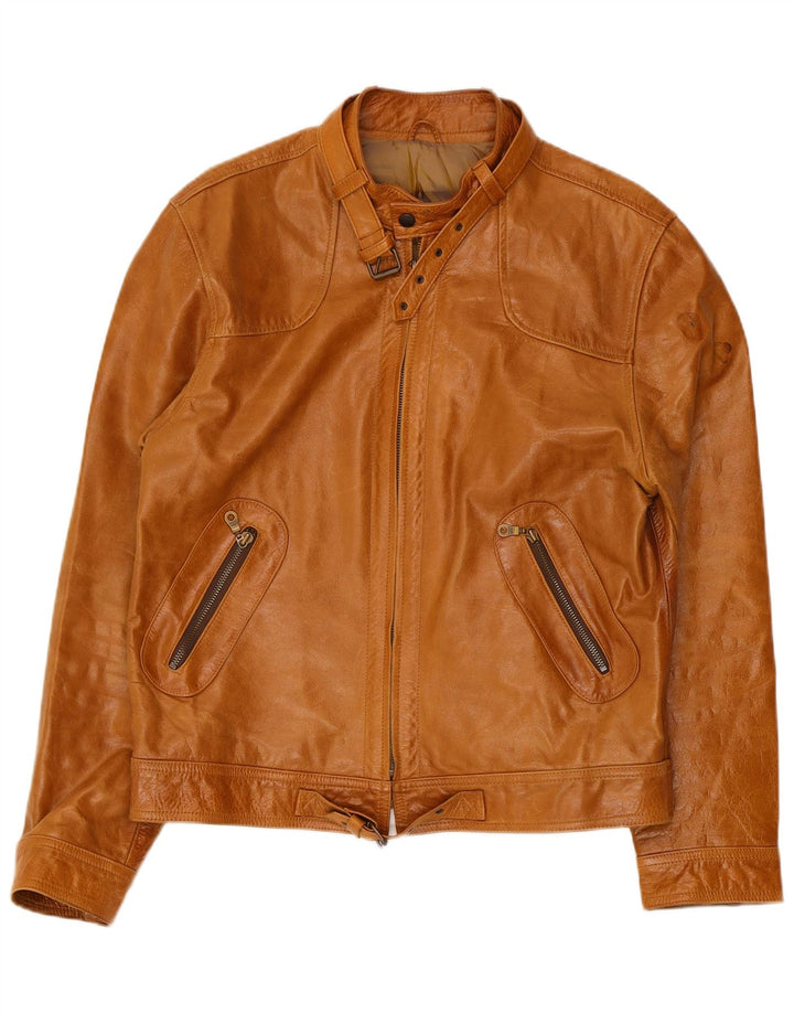 Targa Dame Læderjakke UK 14 Medium Brun