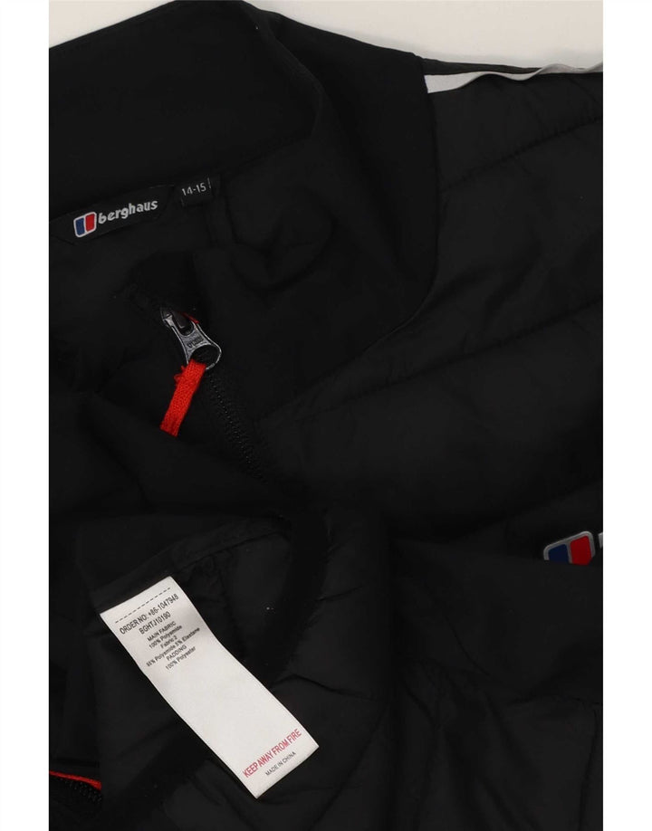 Berghaus Boys Polstret Gilet 14-15 år sort polyamid