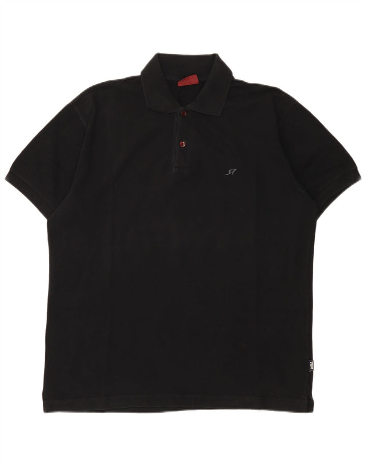 Rifle Heritage Heritage Polo Shirt Stor sort bomuld