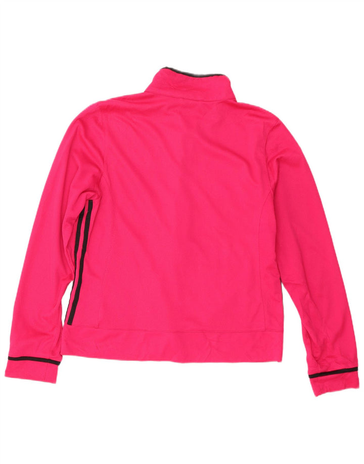Adidas træningsdragt topjakke til kvinder UK 18 XL Pink Polyester