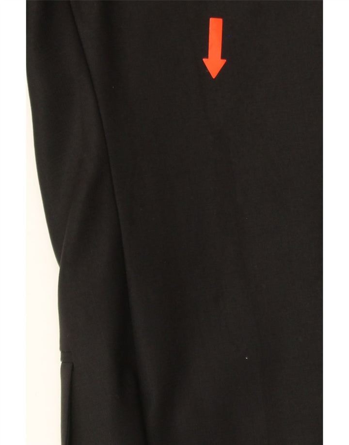 CACHAREL Mens 2 Button Blazer Jacket IT 44 XS Black Virgin Wool Vintage Cacharel and Second-Hand Cacharel from Messina Hembry 