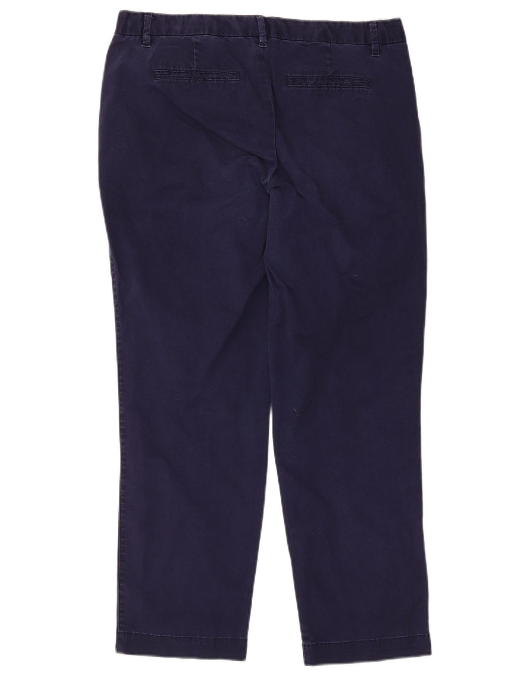 Gap Dame Slim Cropped Trousers US 8 Medium W32 L26 Marineblå Bomuld