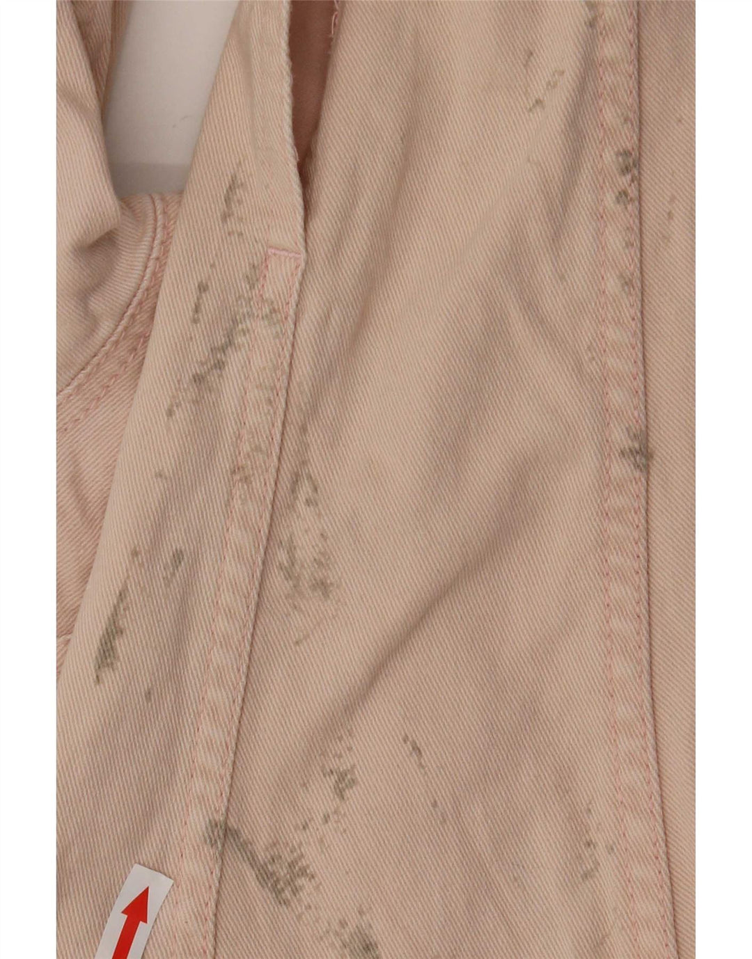 Zara Dame Oversized denimjakke UK 6 XS Pink Bomuld