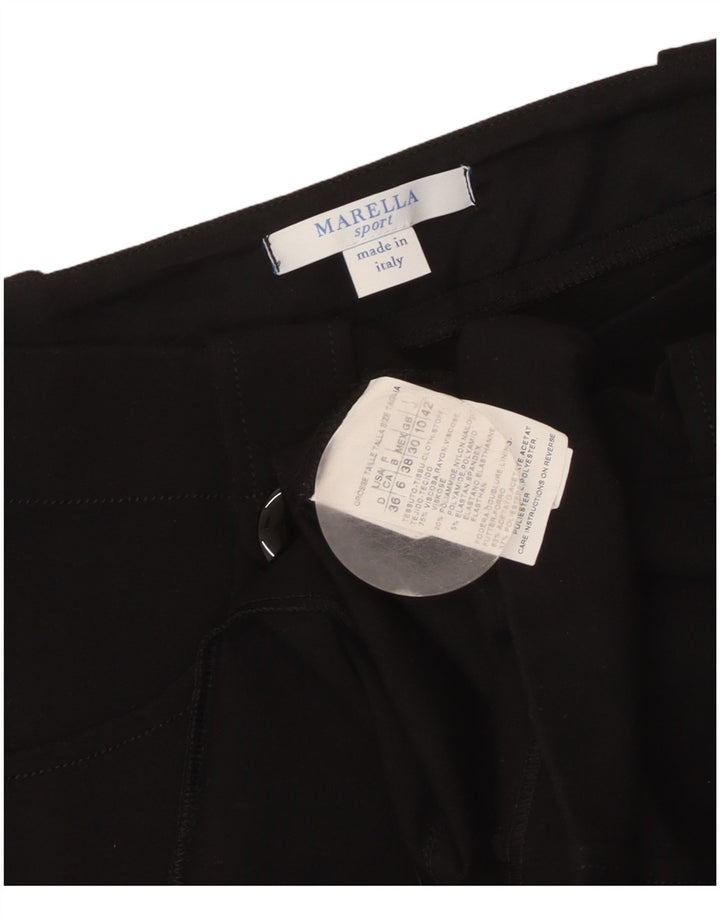 Marella Dame Mini-nederdel UK 10 Small W34 Black Viscose