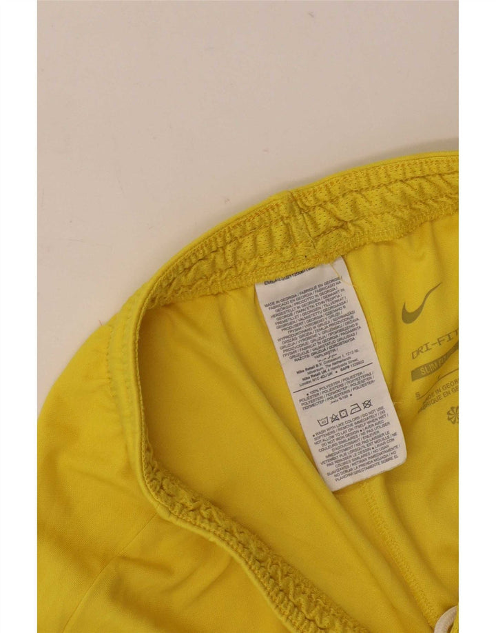 Nike Herre Dri Fit Slim Sportshorts Små Gul Polyester