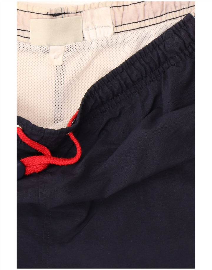 Asics Herre grafiske svømmeshorts Store marineblå Colourblock Polyamid