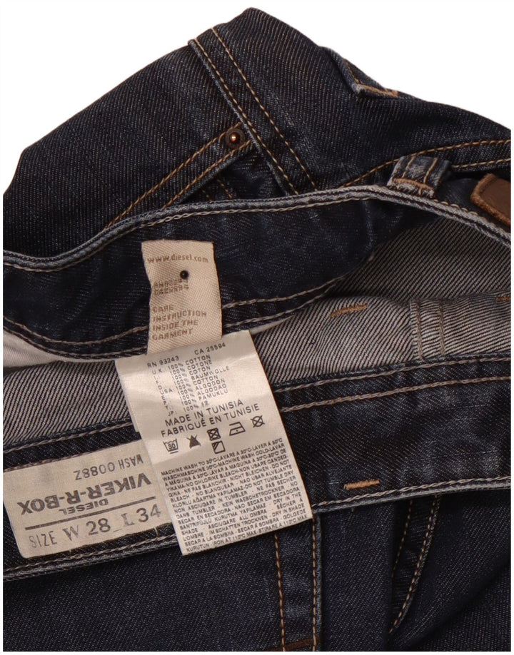 DIESEL Dame Viker-R-Box denimshorts W28 Mellem marineblå bomuld