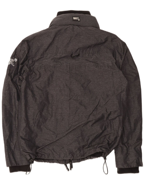 Superdry Windbreaker Jacket til mænd UK 44 2XL Sort Polyester
