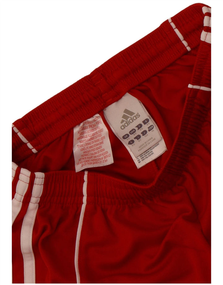 Adidas Boys Climalite Sportshorts 7-8 år XS Rød Polyester